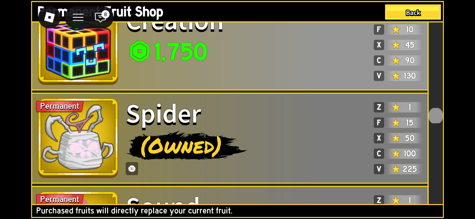 blox fruit account max level all max v4 permanent fruits