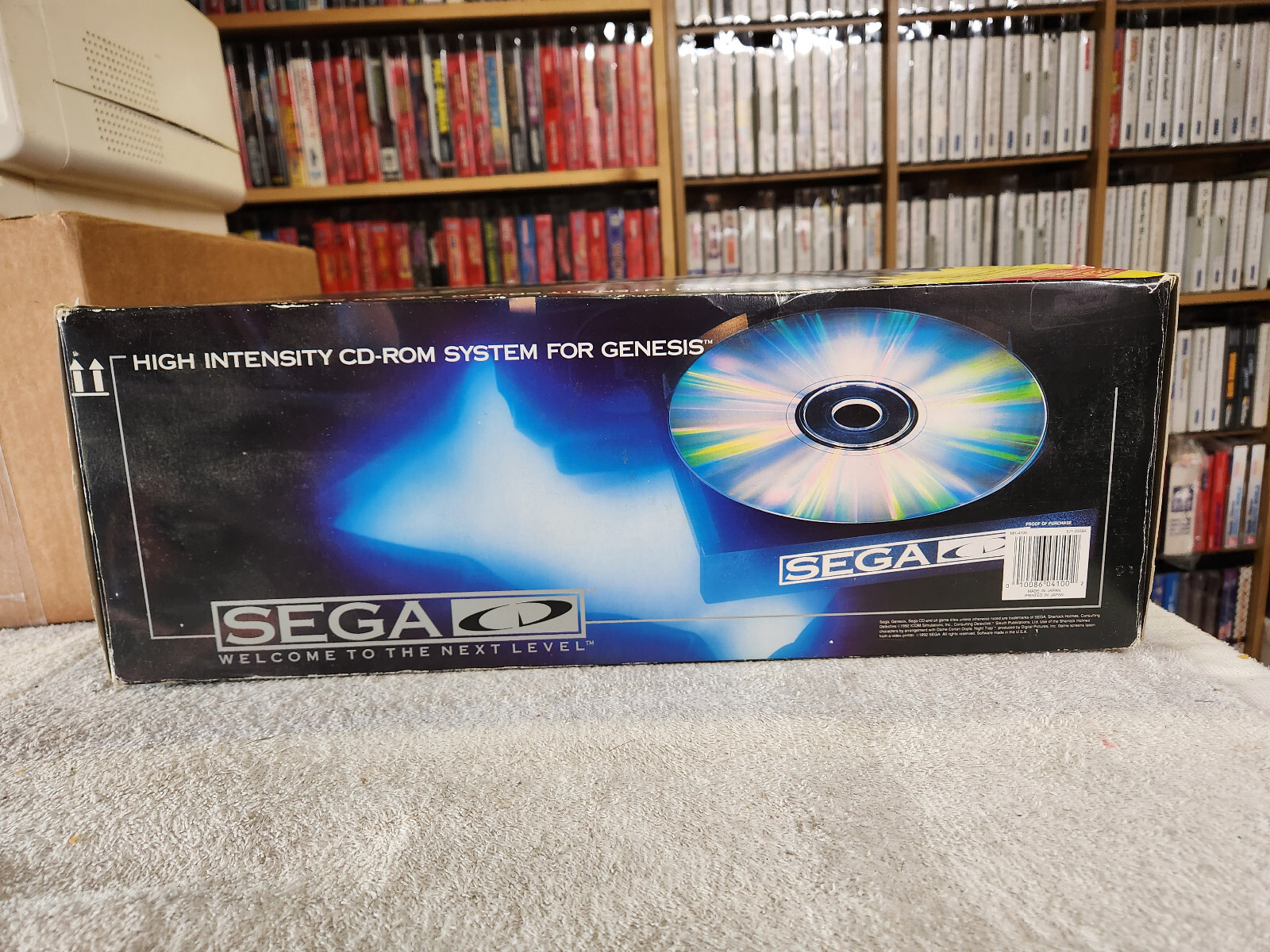 SEGA CD “Front Loading Model 1 Console” COMPLETE in Box! Very RARE! TESTED/XLNT!