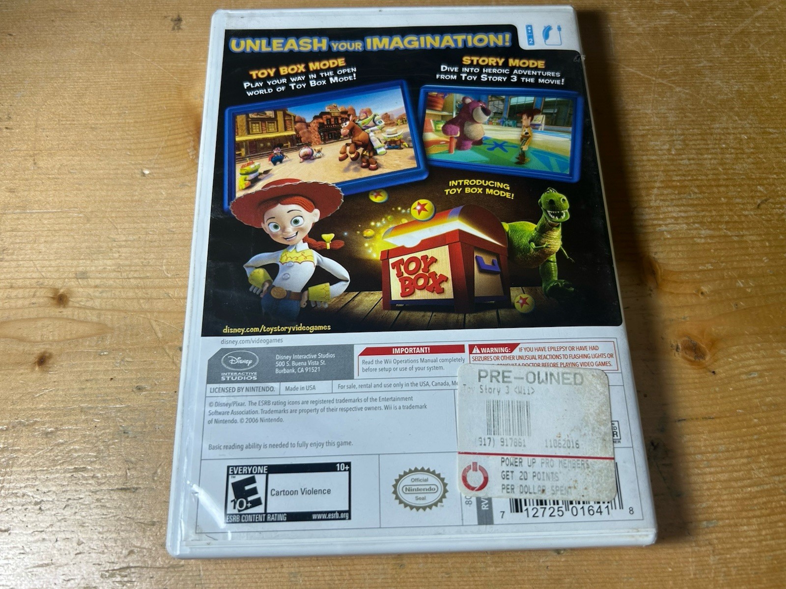 Toy Story 3 (Nintendo Wii, 2006) CIB Complete with Manual – Tested Ships Free