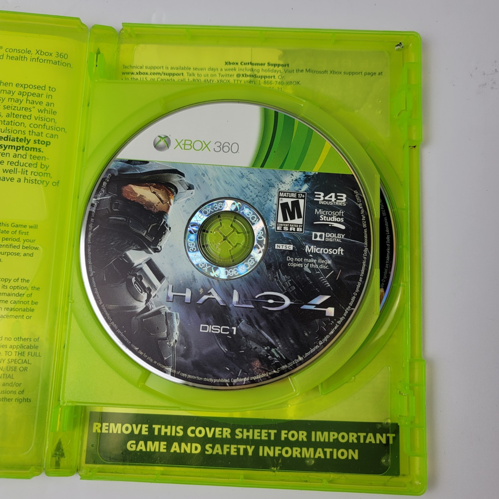 Halo 4 – Xbox 360 (Standard Game) Microsoft Ntsc 343 Industries