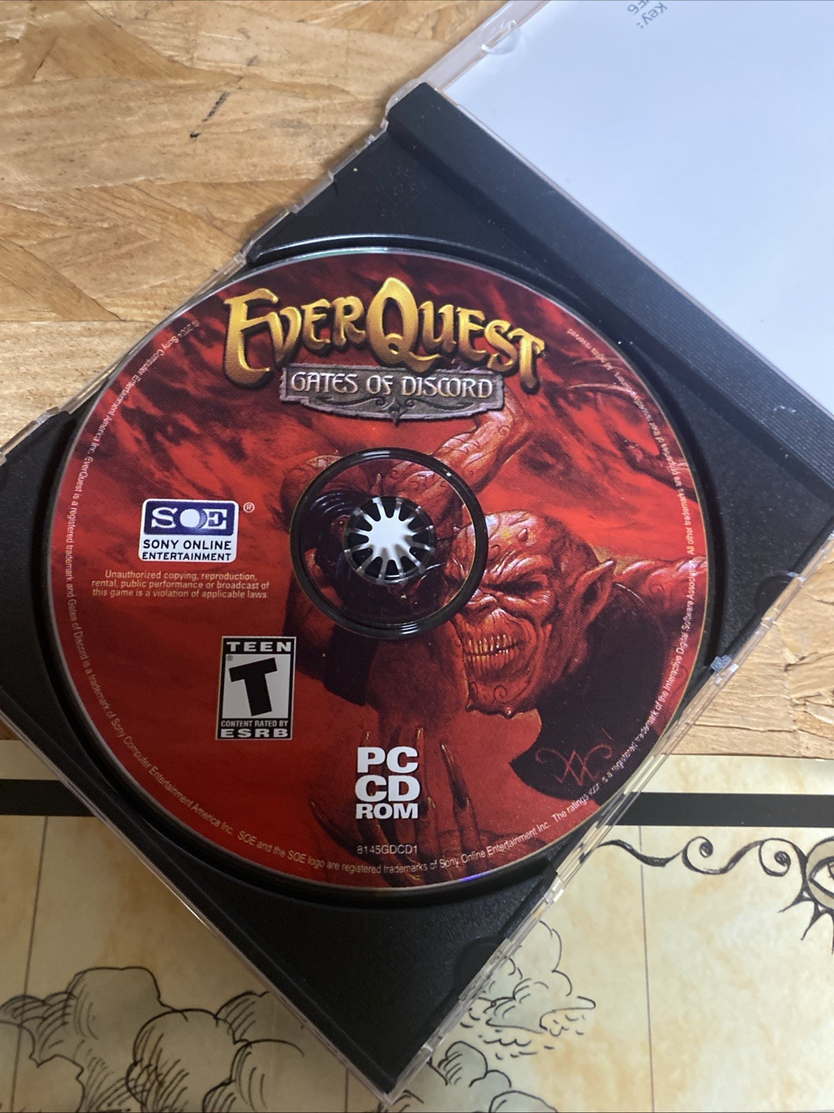 EverQuest Gates of Discord PC Box & Game & Map