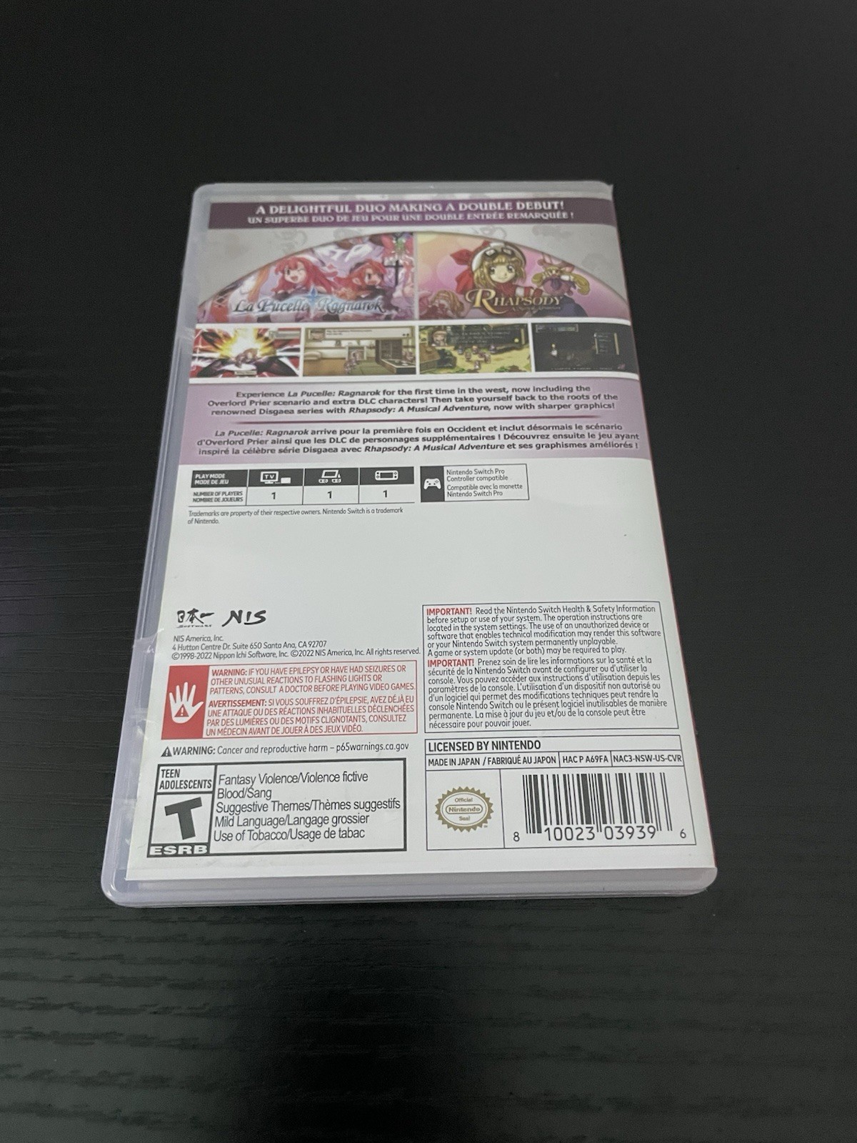 COMPLETE Prinny Presents NIS Classics Volume 3 (Nintendo Switch)