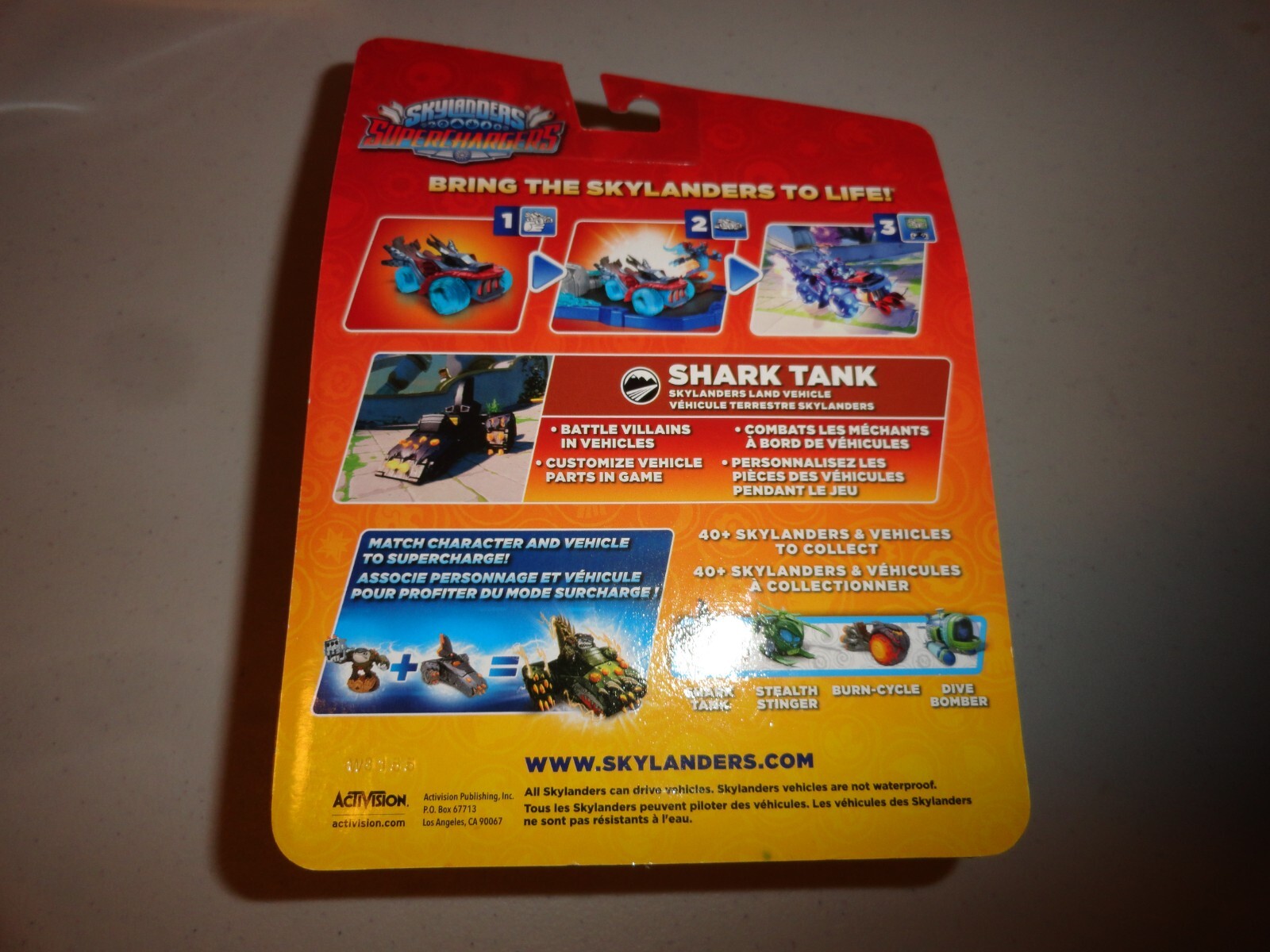 2015 Activision Skylanders Super Chargers Shark Tank Land Vehicle NEW in Box