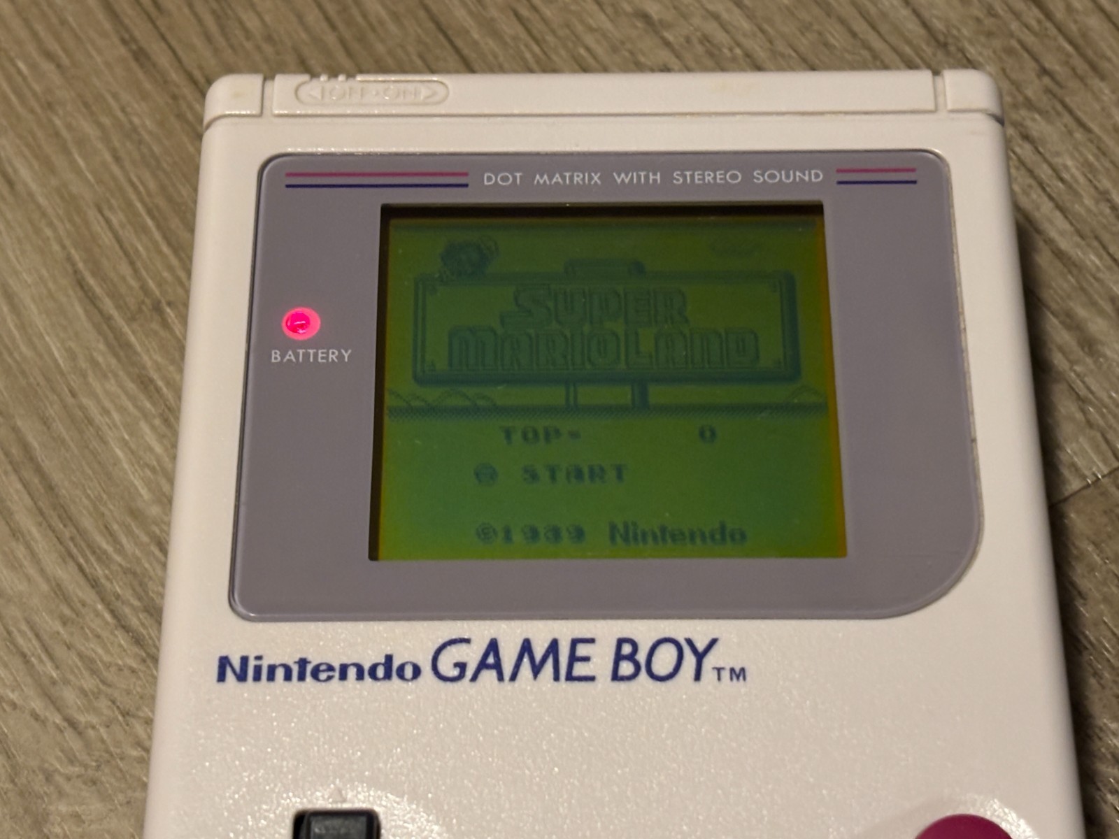 Nintendo Game Boy Original Handheld Gray Console System Good Shape Works Great