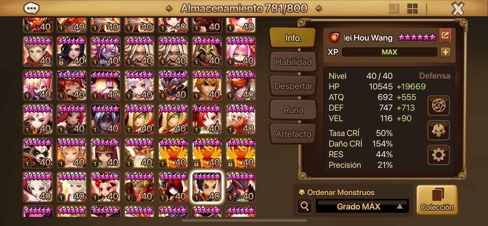 Summoners War ▪️5LD VIP SUPER SPEED ASIA SERVER ▪️Ongyouki Celia Zenisek Thebae