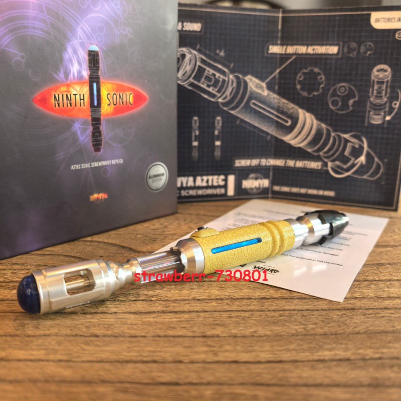 Doctor Who 9th Metal Screwdriver Replica Led Scalable Halloween Cosplay Prop