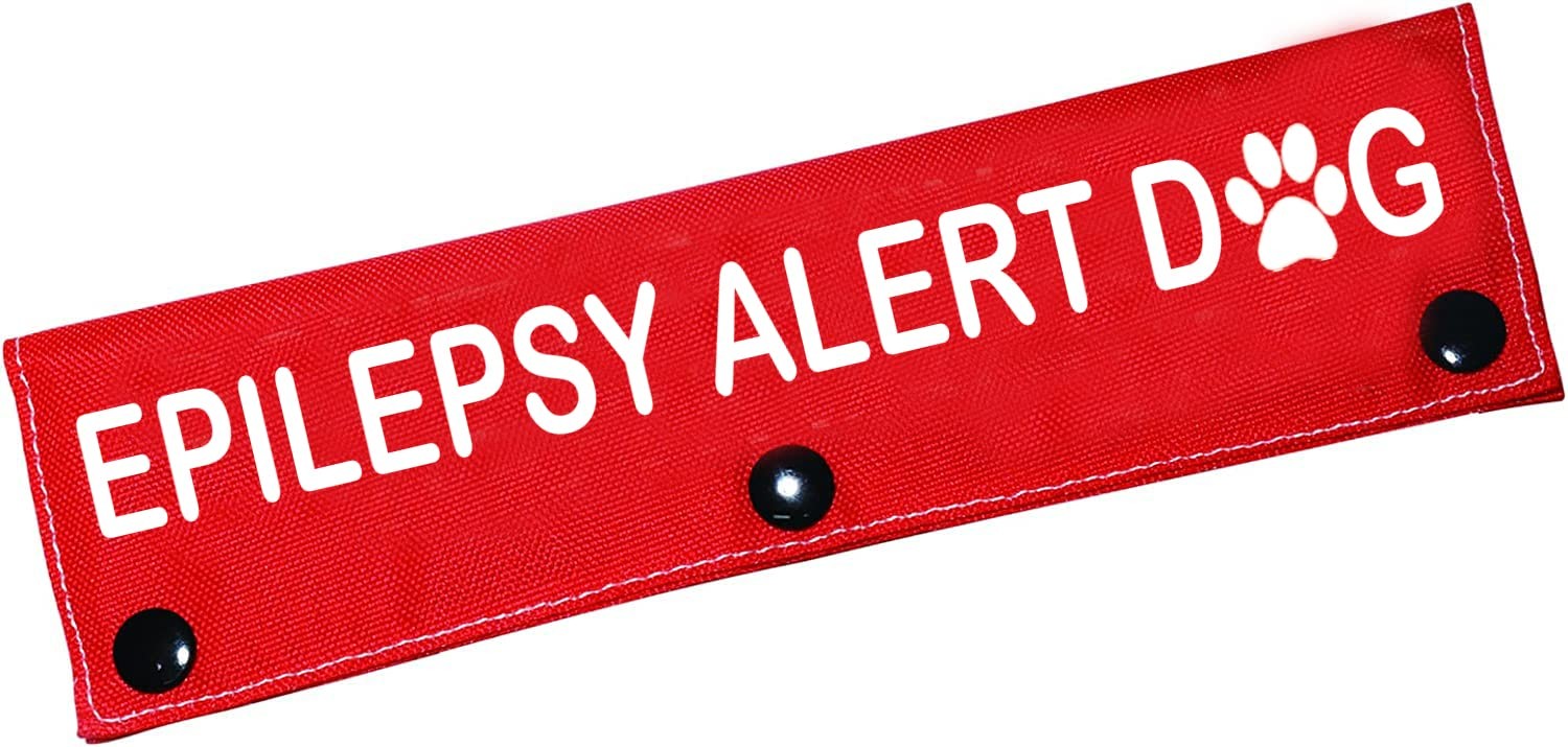 Emergency Medical Dog Leash Sleeve 8.7*2.4 inches, Epilepsy Alert-sleeve