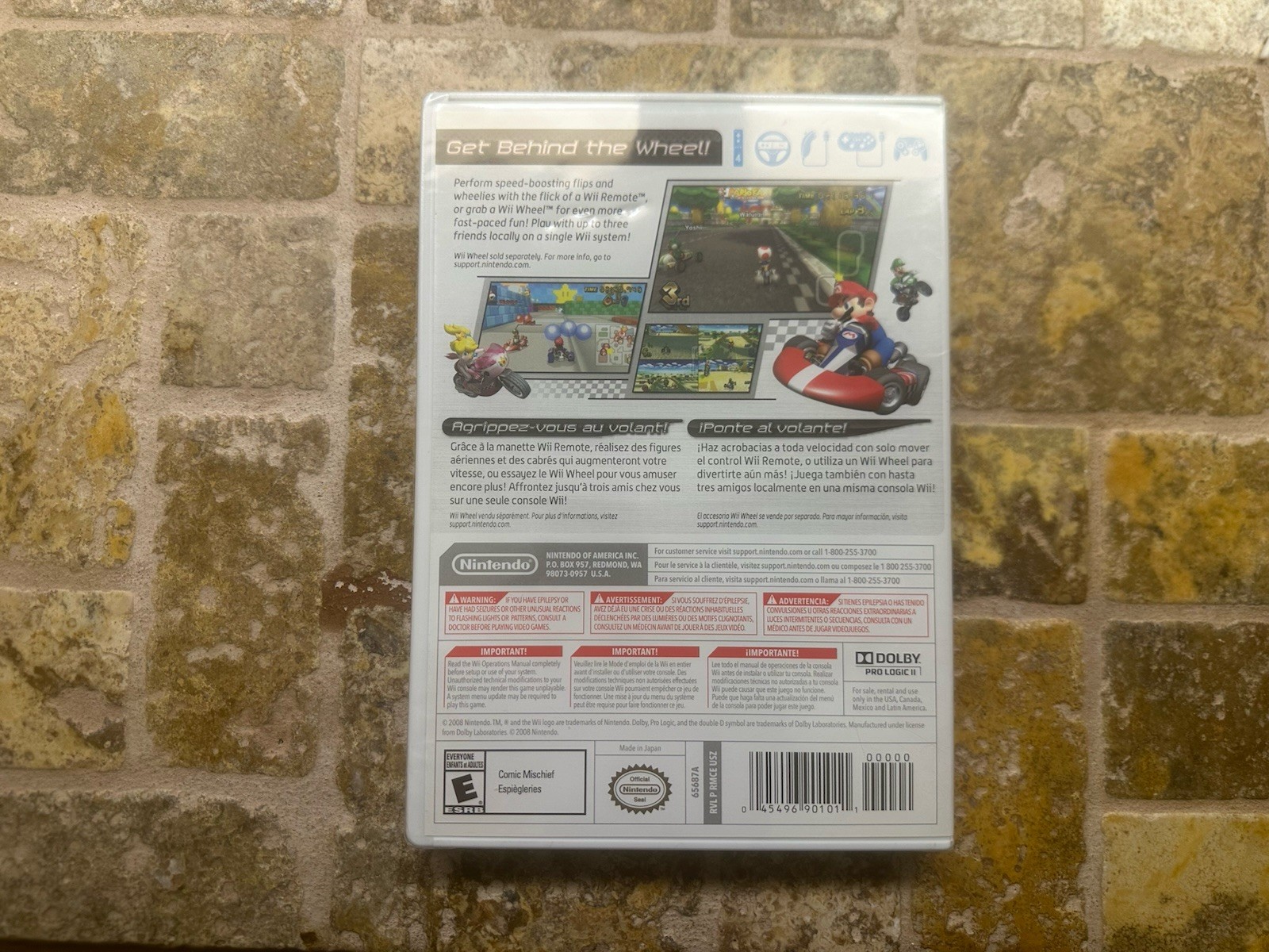 Mario Kart (Wii, 2008) Factory Sealed Rare Printing Barcode 00000