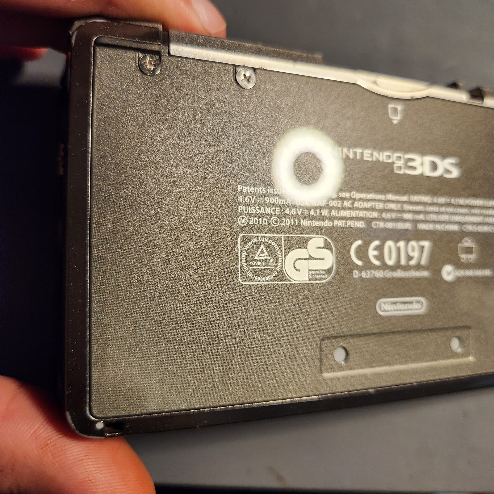 Nintendo 3DS Cosmo Black System – Working