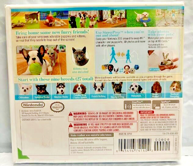 Nintendogs + Cats: Golden Retriever/Toy Poodle/French Bulldog and New Friends
