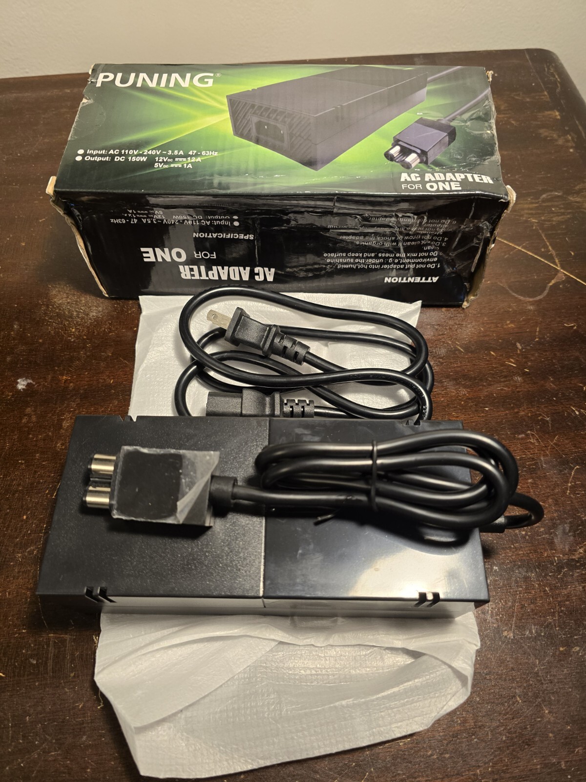 Puning Power Supply Brick for Xbox One, 110V-240V AC Adapter