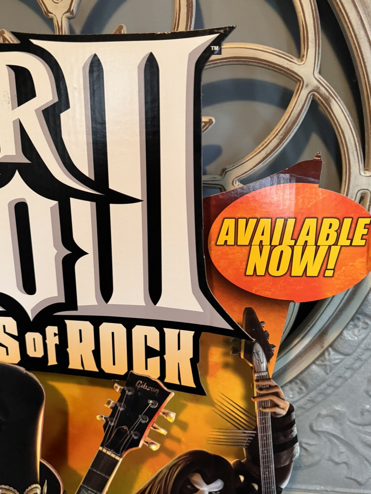 Guitar Hero III Legends Of Rock Standee Advertisement 5ft Slash Xbox Wii