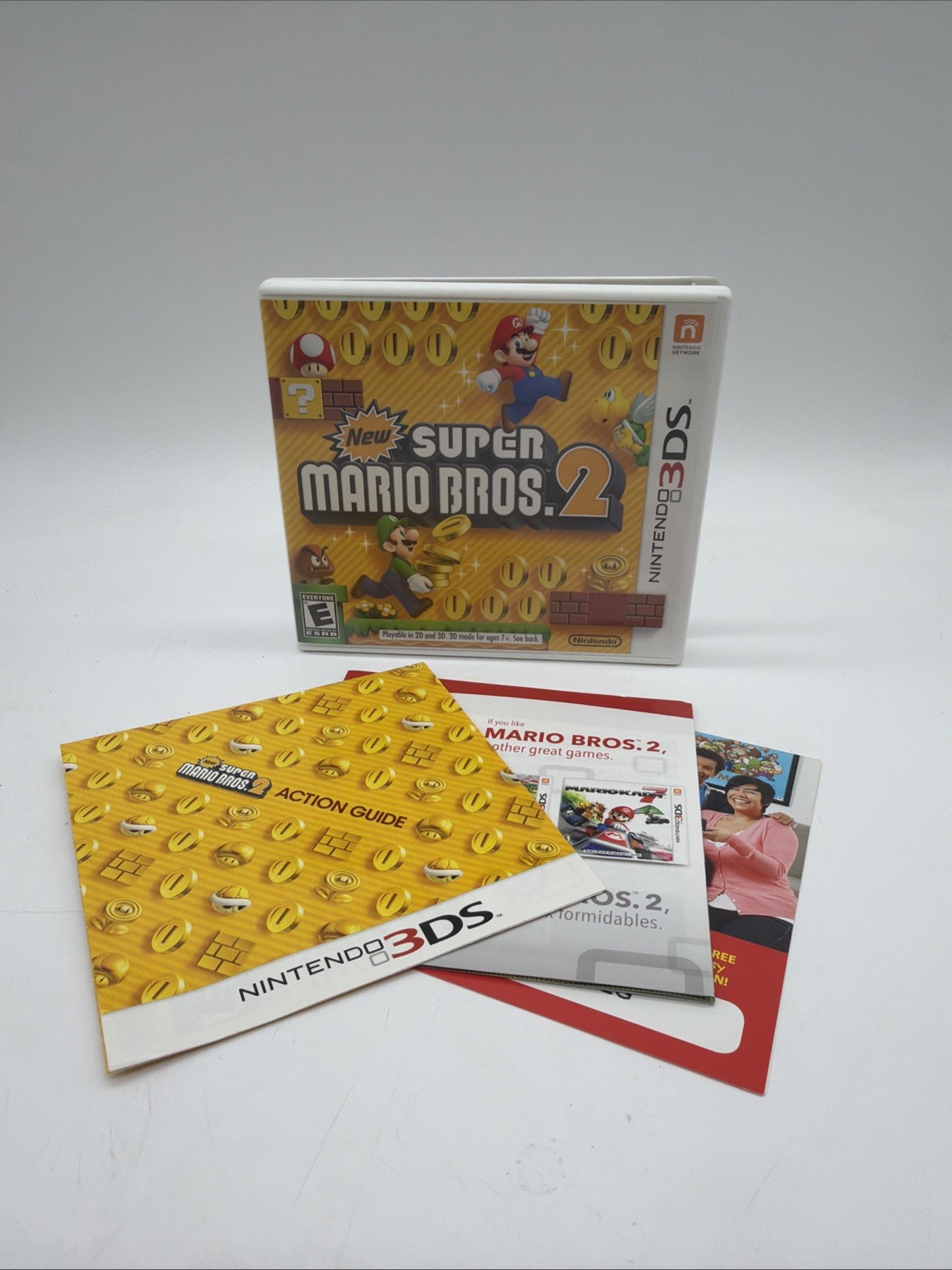 New Super Mario Bros. 2 (Nintendo 3DS, 2012) Complete Authentic Tested Working