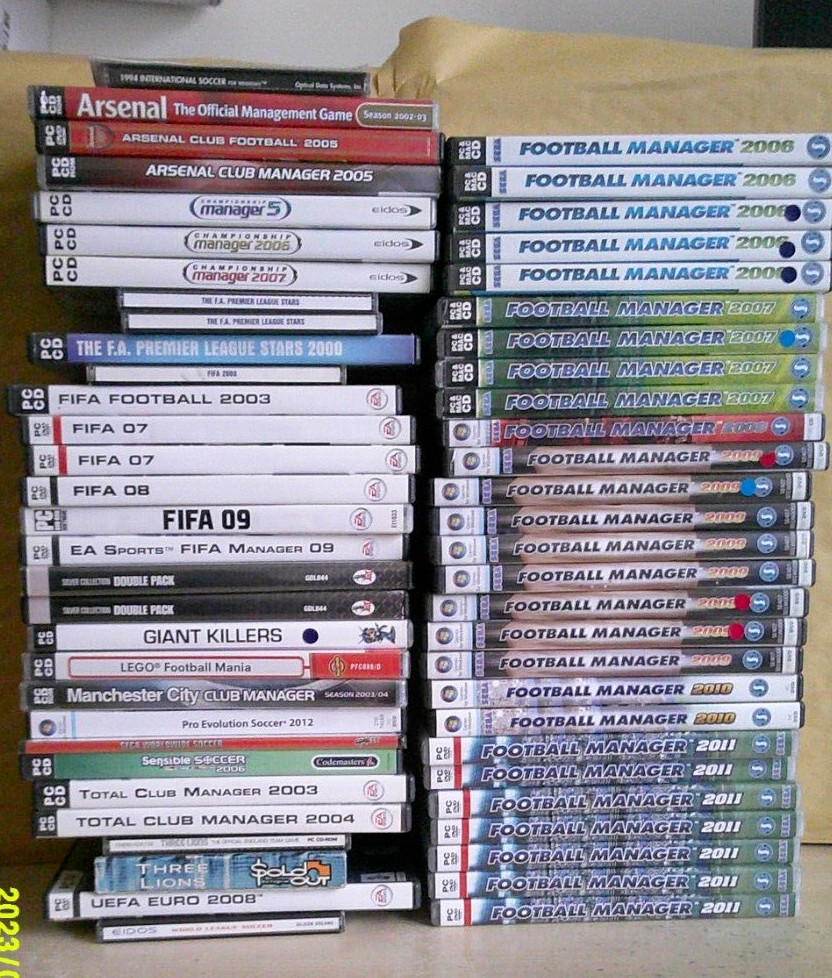 Football PC Games – Fifa, Manager etc – Build Your Own Bundle Flat postage cost