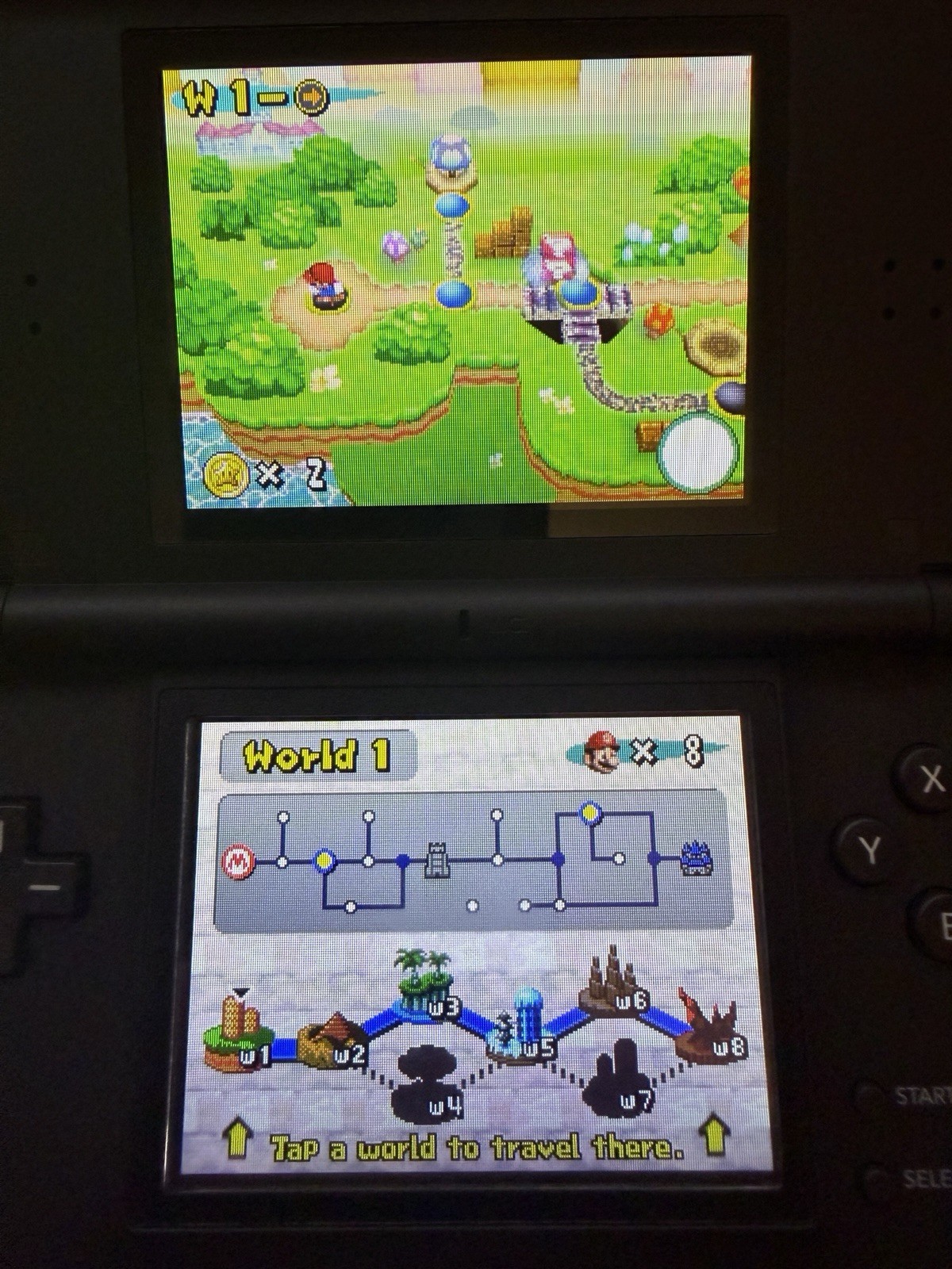 MINT Nintendo DS Lite Handheld Red – W/ New Super Mario Bros – FULLY TESTED