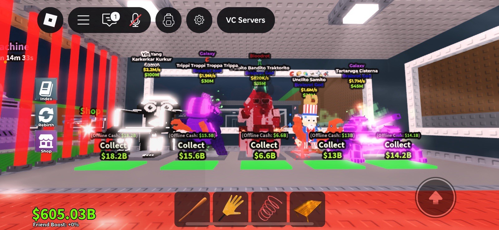 Steal a Brainrot Secret and brainrot gods