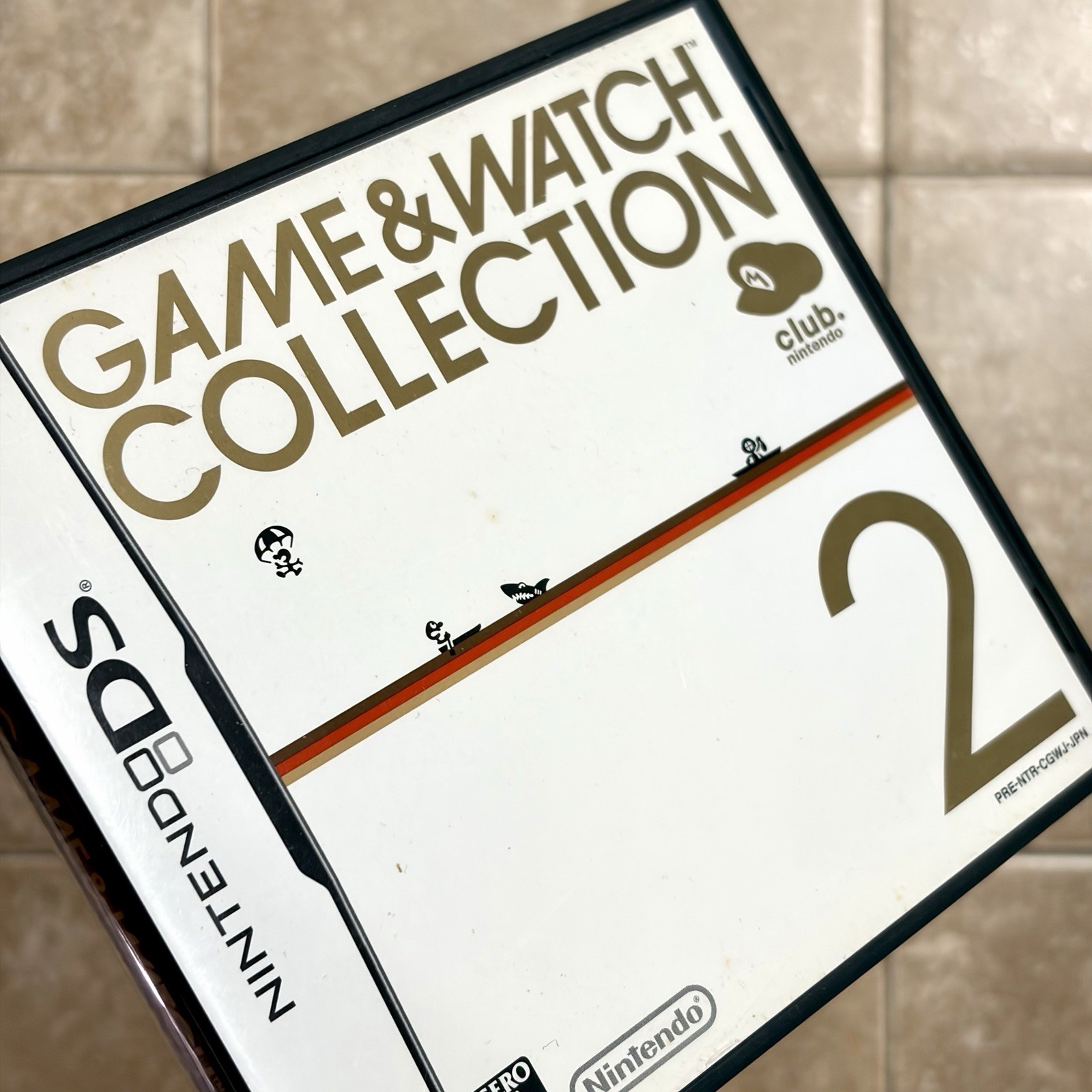 Game and Watch Collection 1 & 2 Set! Club Nintendo DS Boxed W/Manual Japan Game