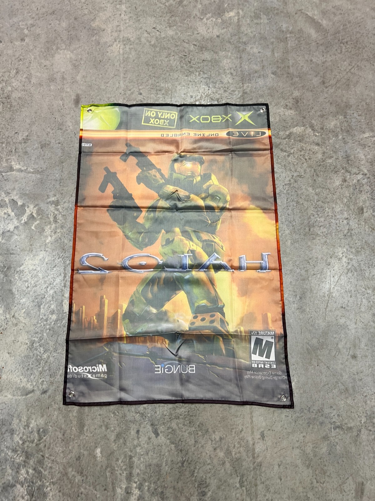Halo 2 Custom Wall Flag Banner Tapestry 2 x 3 Ft, Xbox