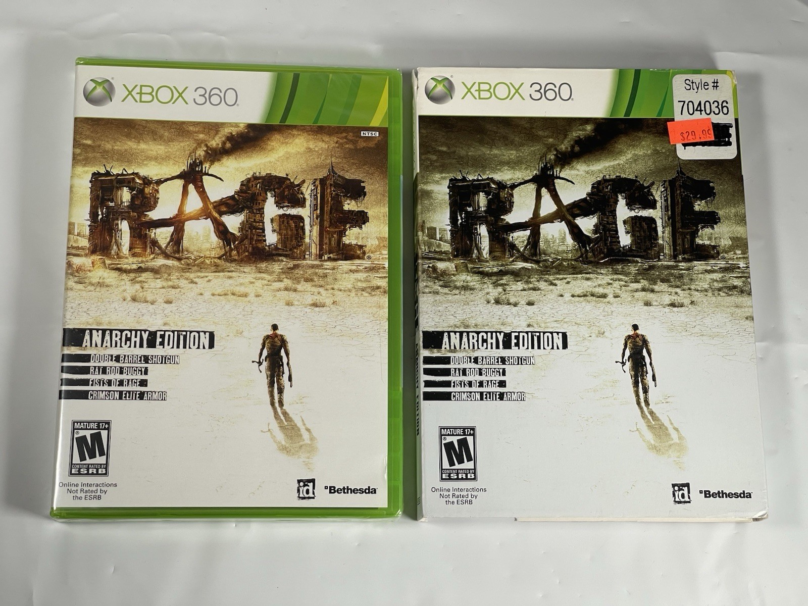 Rage Anarchy Edition (Microsoft Xbox 360) New