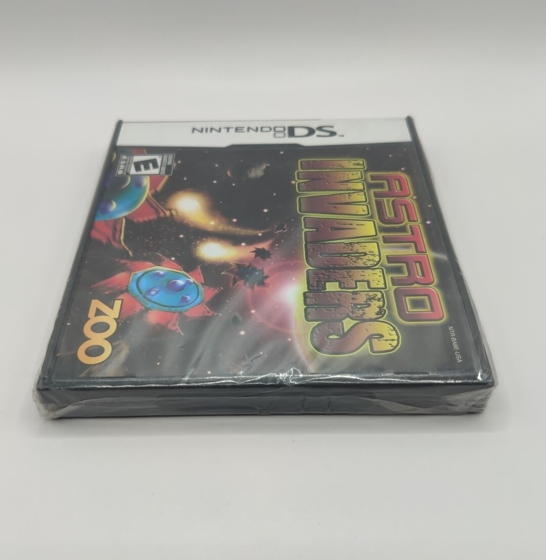 Astro Invaders Nintendo DS 2010 Factory Sealed NIB Rare Videogame Collectable