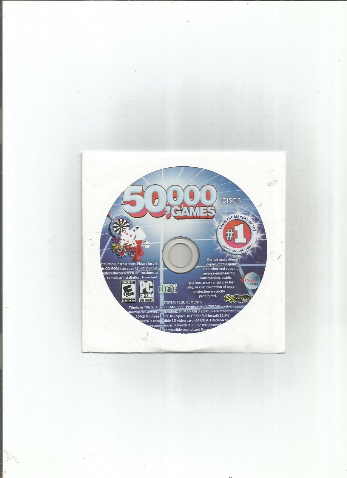 50,000 Games (Disc 3 Only) (PC), VG