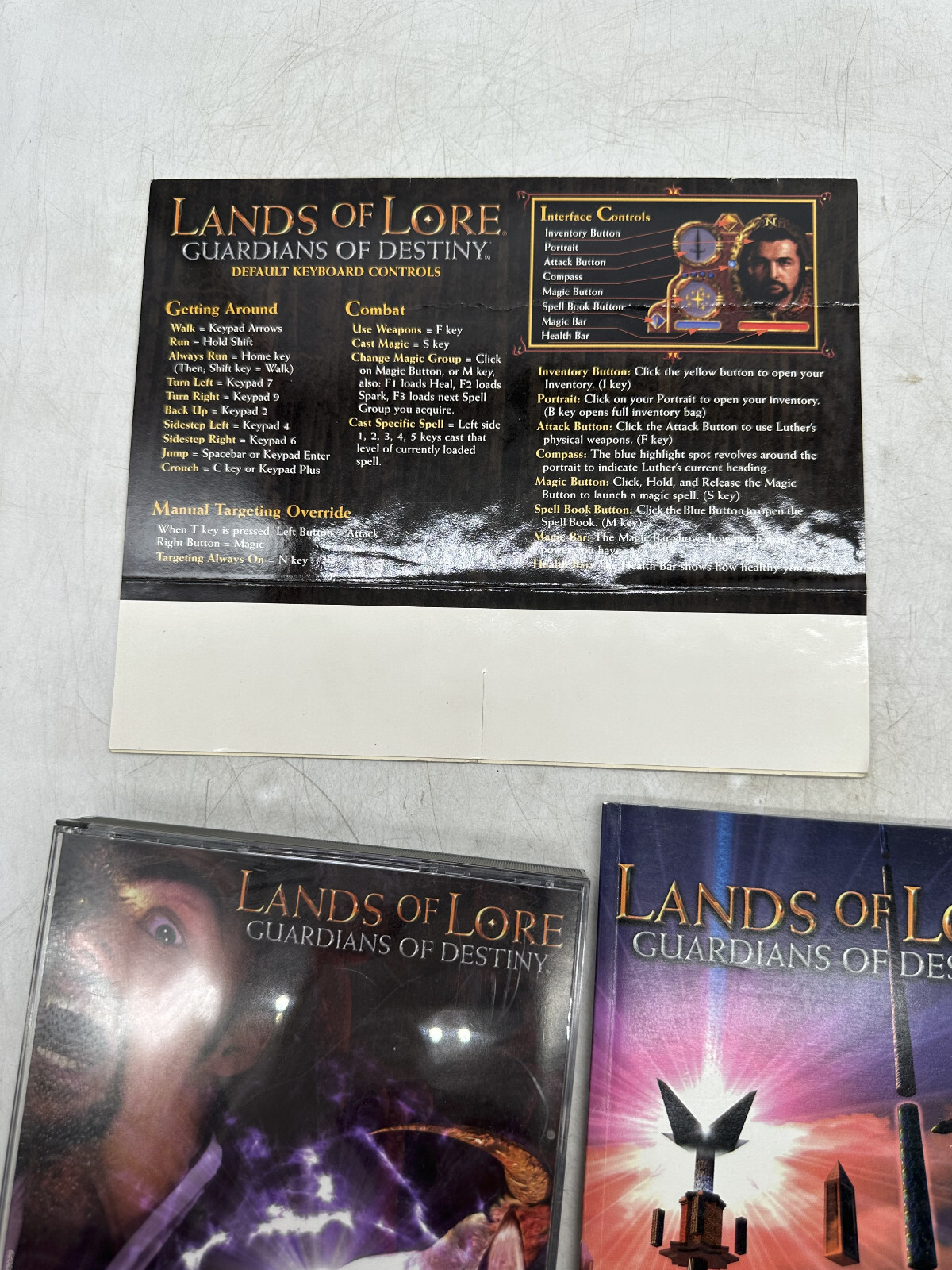 Legends of Lore Guardians of Destiny (PC, 1997, Westwood) NO BOX