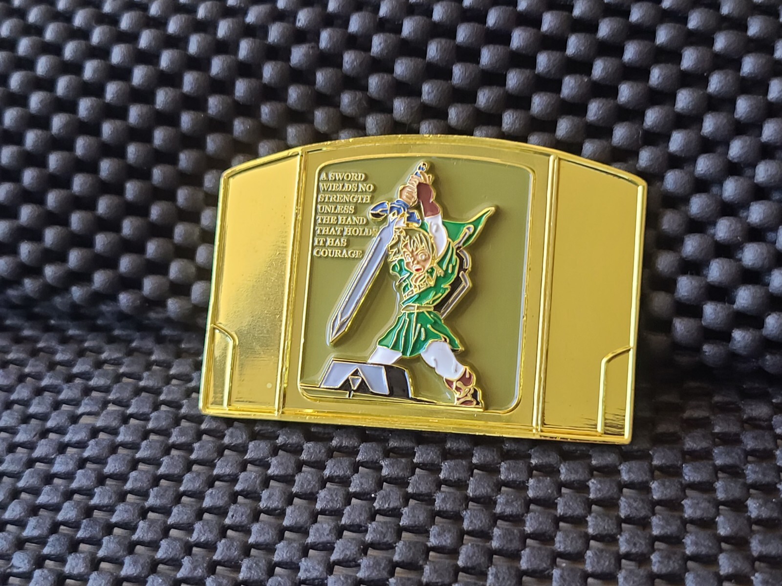 Legend of Zelda Ocarina of Time Challenge Coin Medal Nintendo 64 Promo US NAVY G