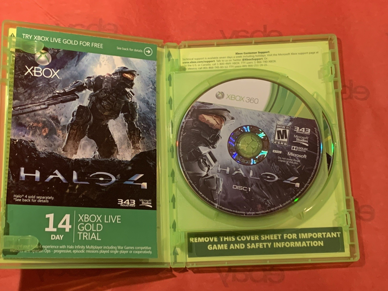 Lot of 6 Halo Xbox 360 Games: 1 Anniversary,3,4 ODST, Reach, Wars CIB & TESTED