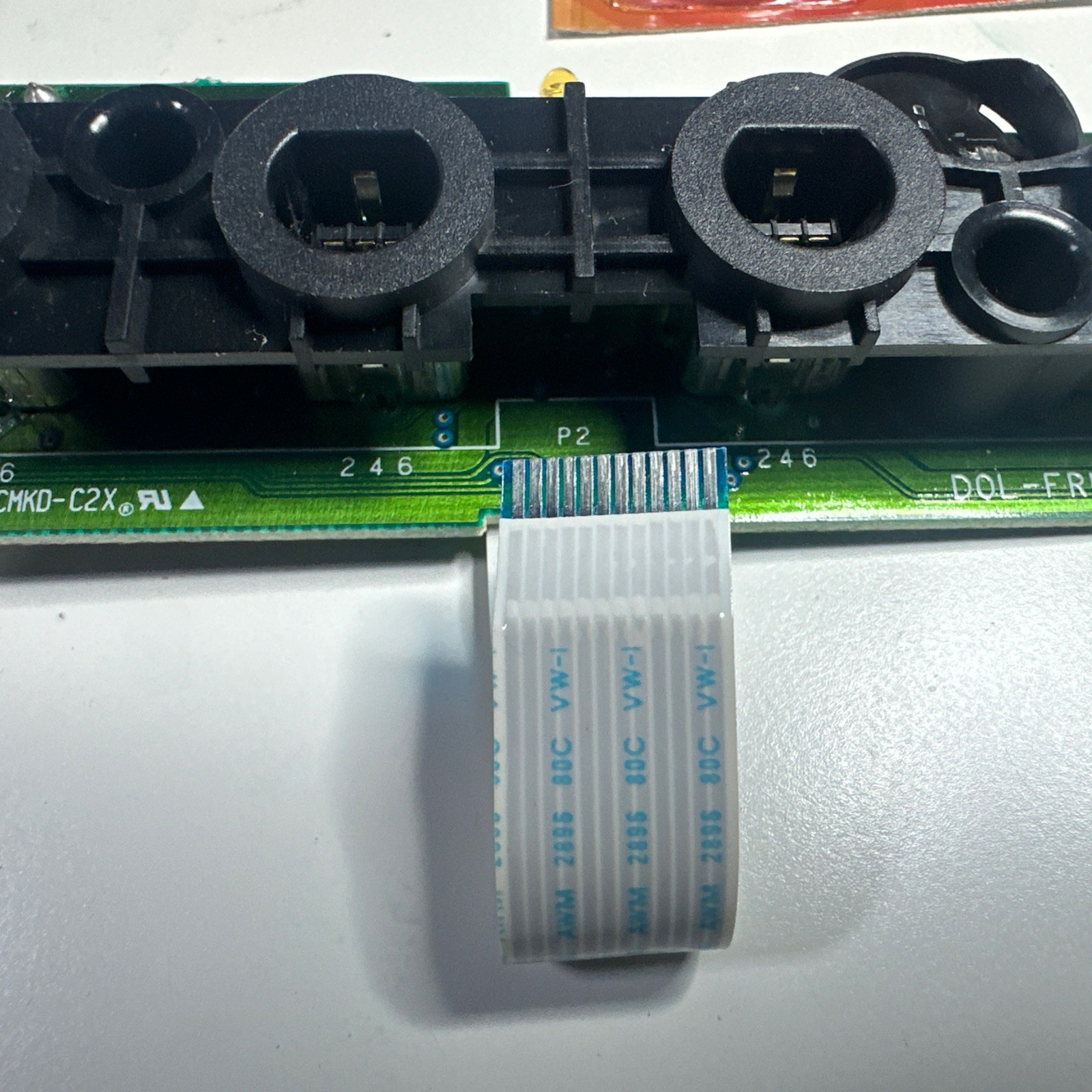 Nintendo GameCube OEM Controller Port Assembly with Battery Holder