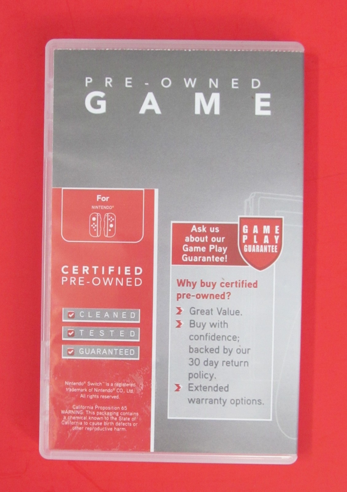 Goosebumps The Game Nintendo Switch Generic Case and Game