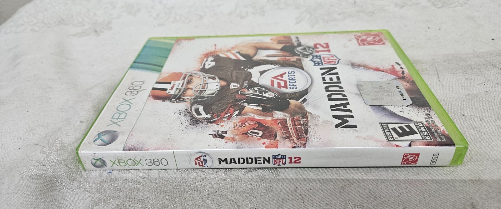 Xbox 360 MADDEN NFL 12 Game DVDROM w Case NO Manual TESTED