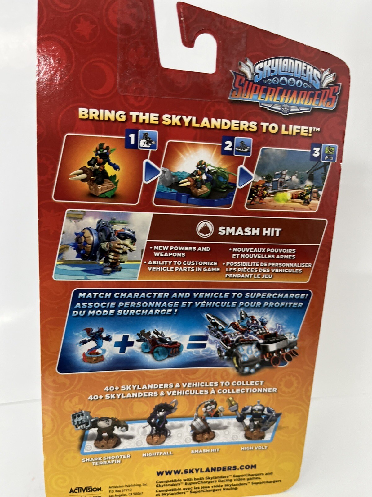 Skylanders Superchargers Smash Hit Figure Sealed New In Box. Fast shipping.