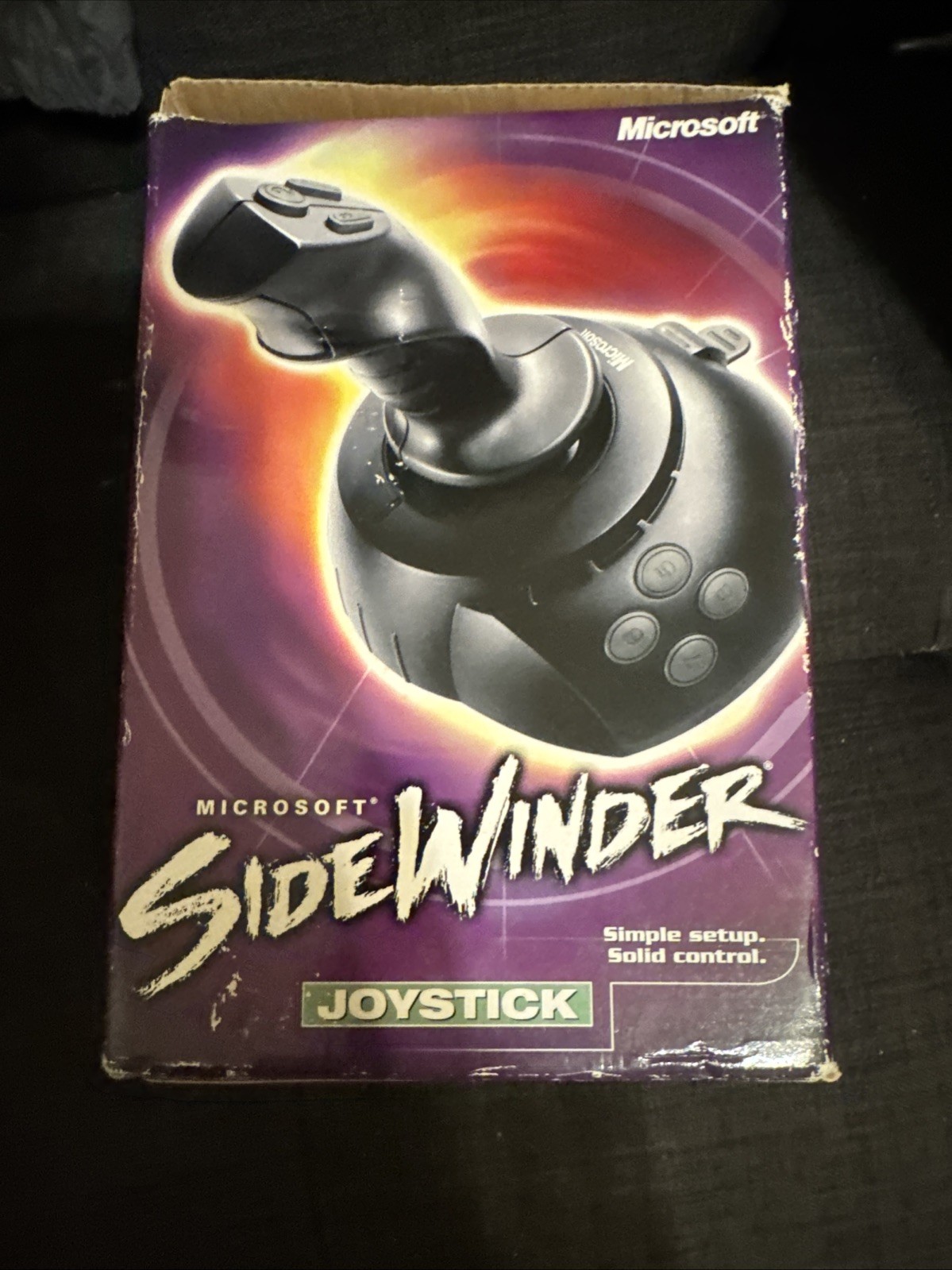 OEM SIDEWINDER JOYSTICK~2000 MICROSOFT With Box + Manual X05-88615 Professional