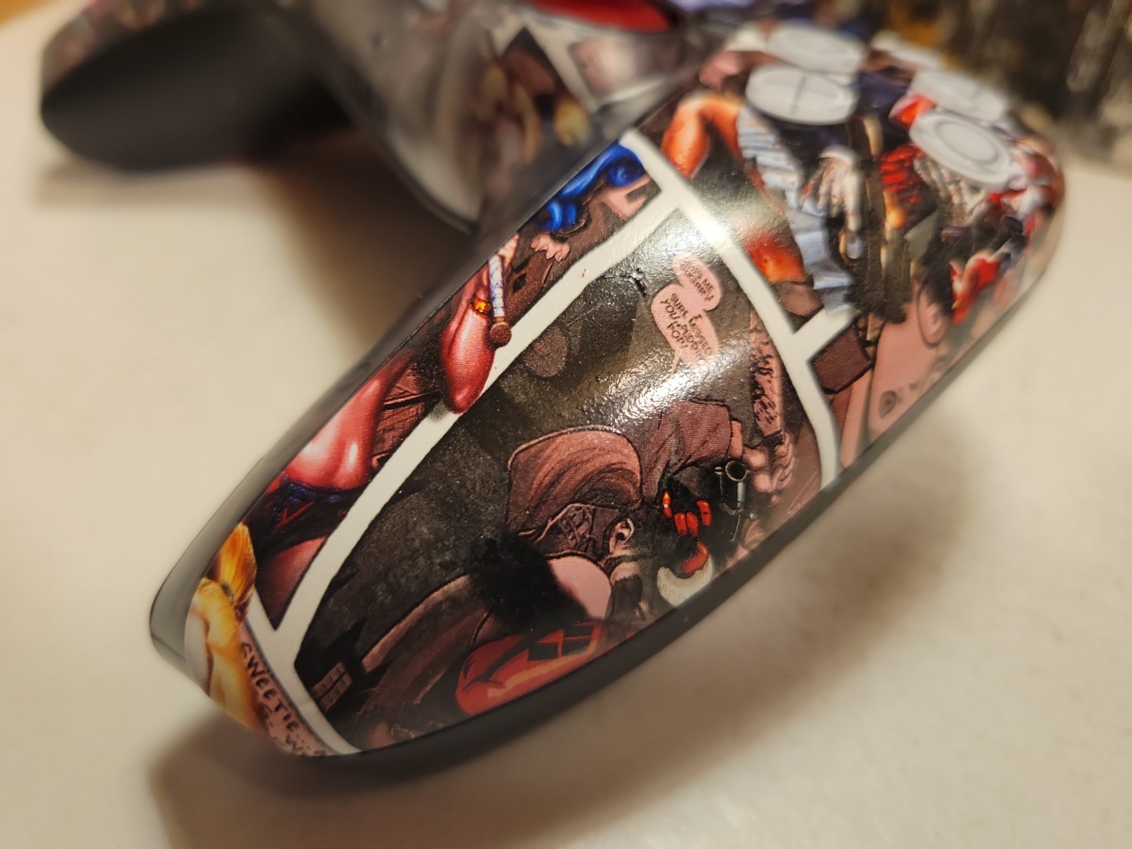 TMR Analogs Full Clicky Kit Custom Harley Quinn Hydro Dip Ps5 Controller