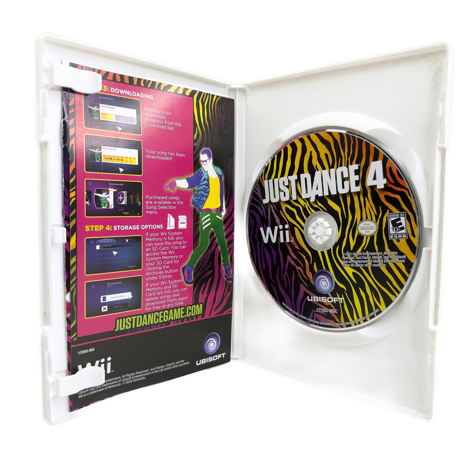 Just Dance 4 (Nintendo Wii, 2012)