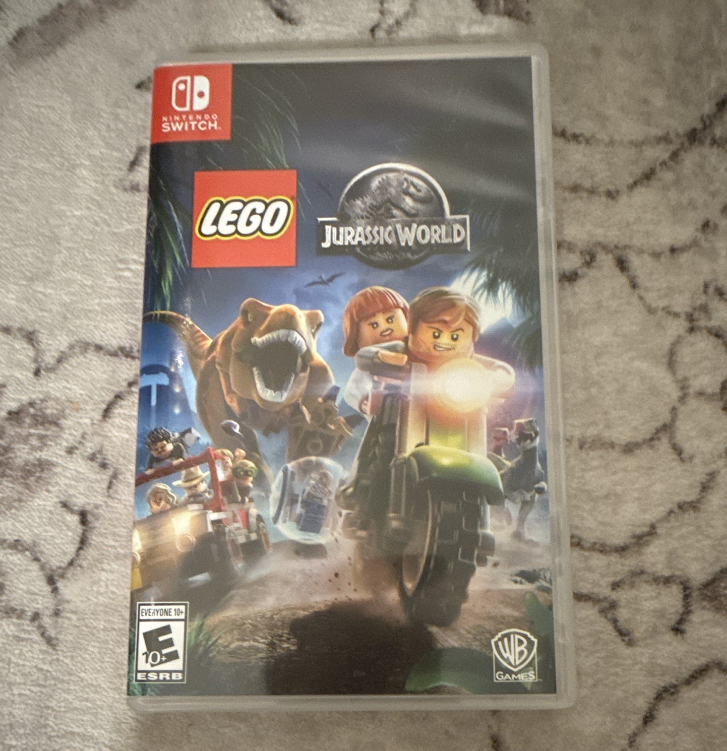 WB Games LEGO Jurassic World Nintendo Switch, Multiplayer, E10+ w/ Case