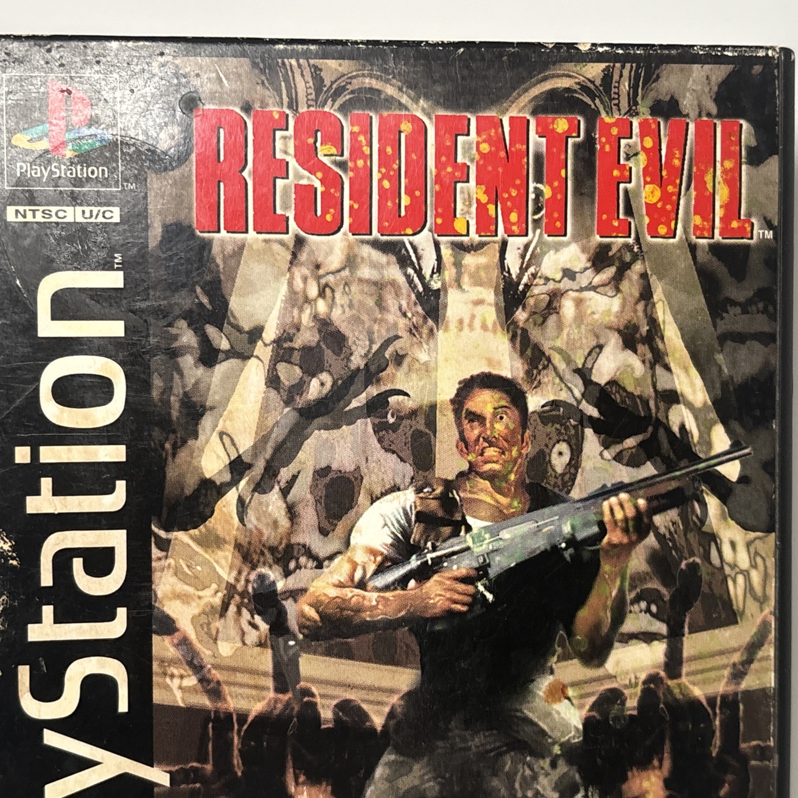 BOX ONLY Resident Evil Sony PlayStation 1 Long Box and Manual NO GAME AS IS READ