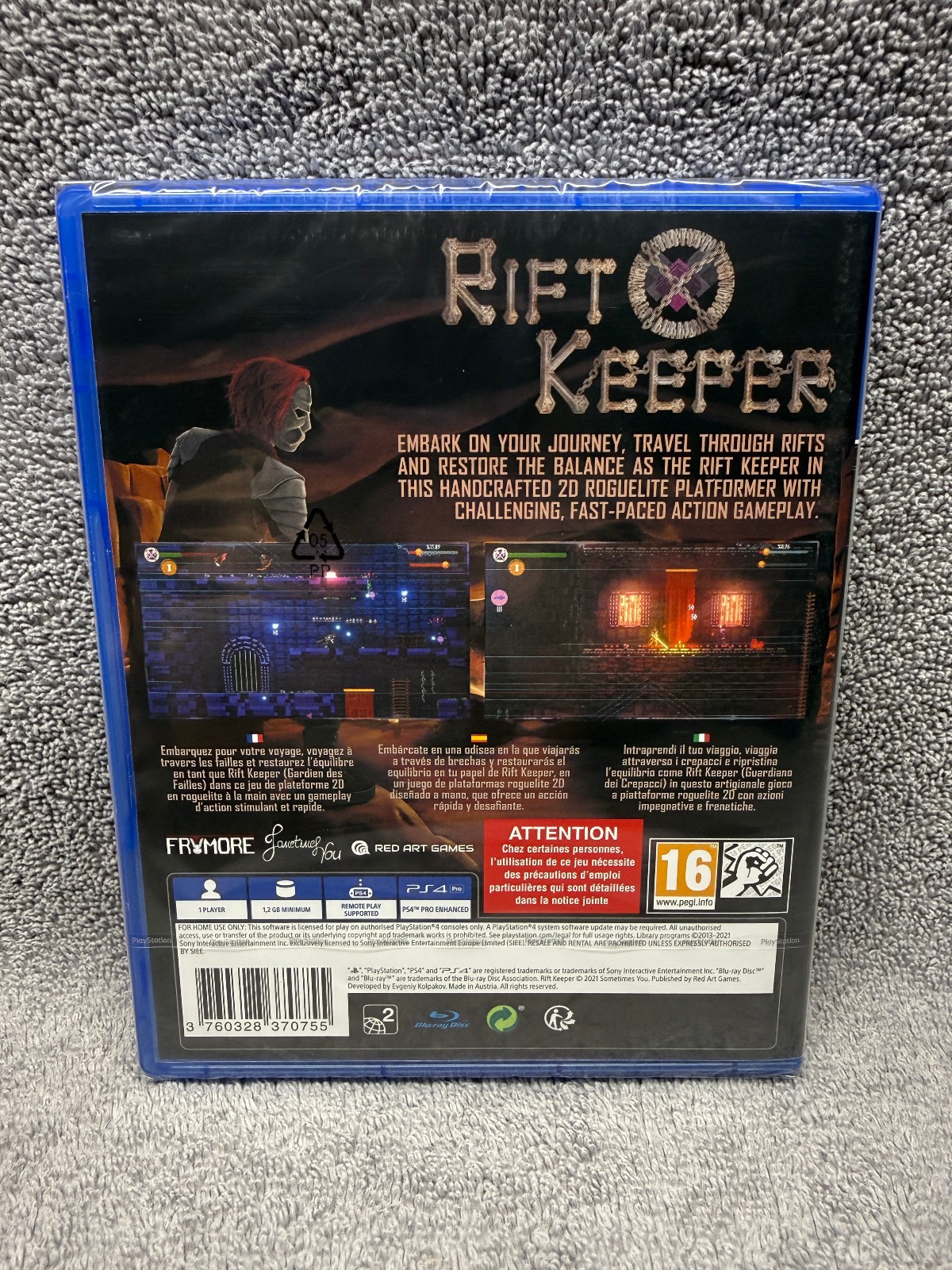 Rift Keeper PlayStation 4 PS4 Red Art Games
