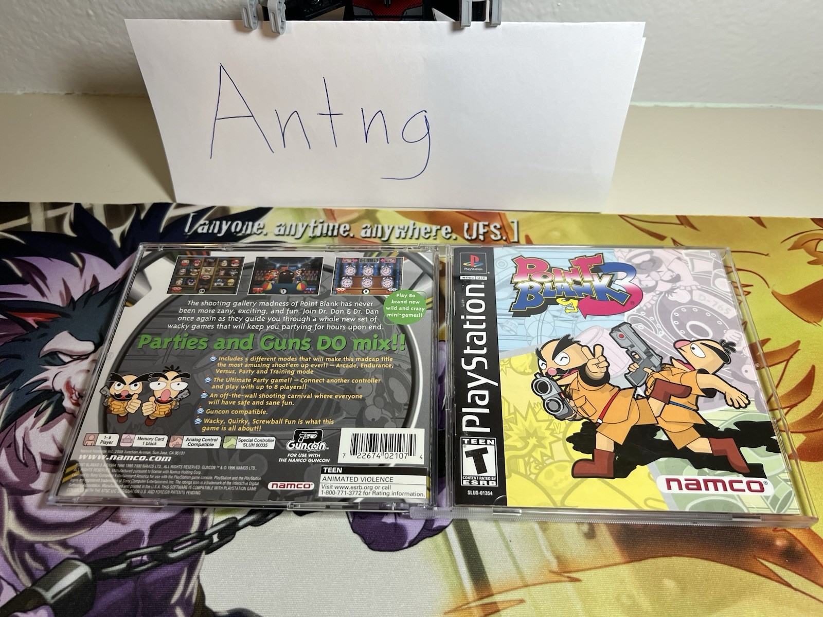 Point Blank Collection 1 2 3 & DS (Sony PlayStation 1) CIB Complete Time Crisis