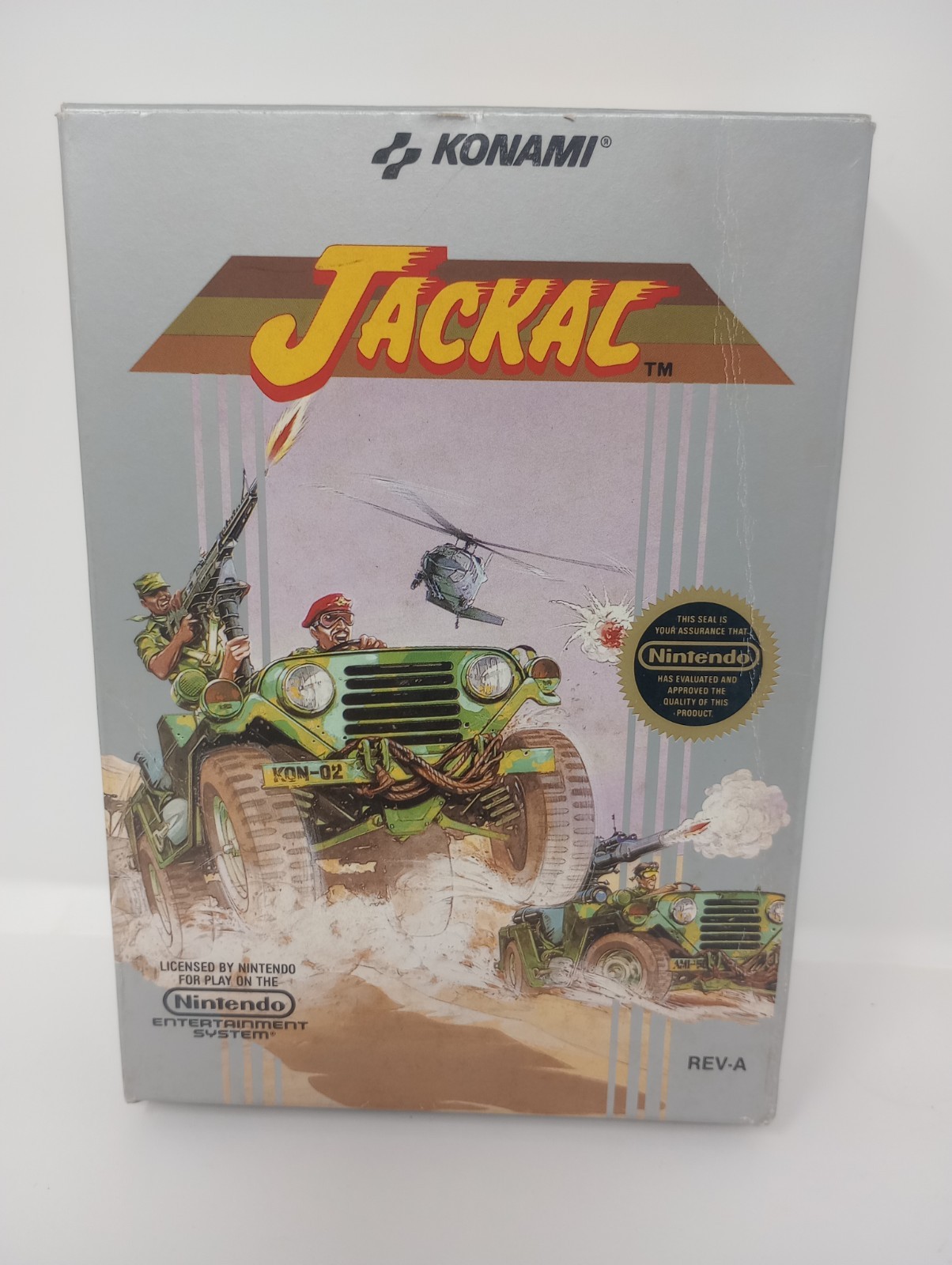 Box Only Jackal (Nintendo Entertainment System, 1987) NO GAME W/ Inserts