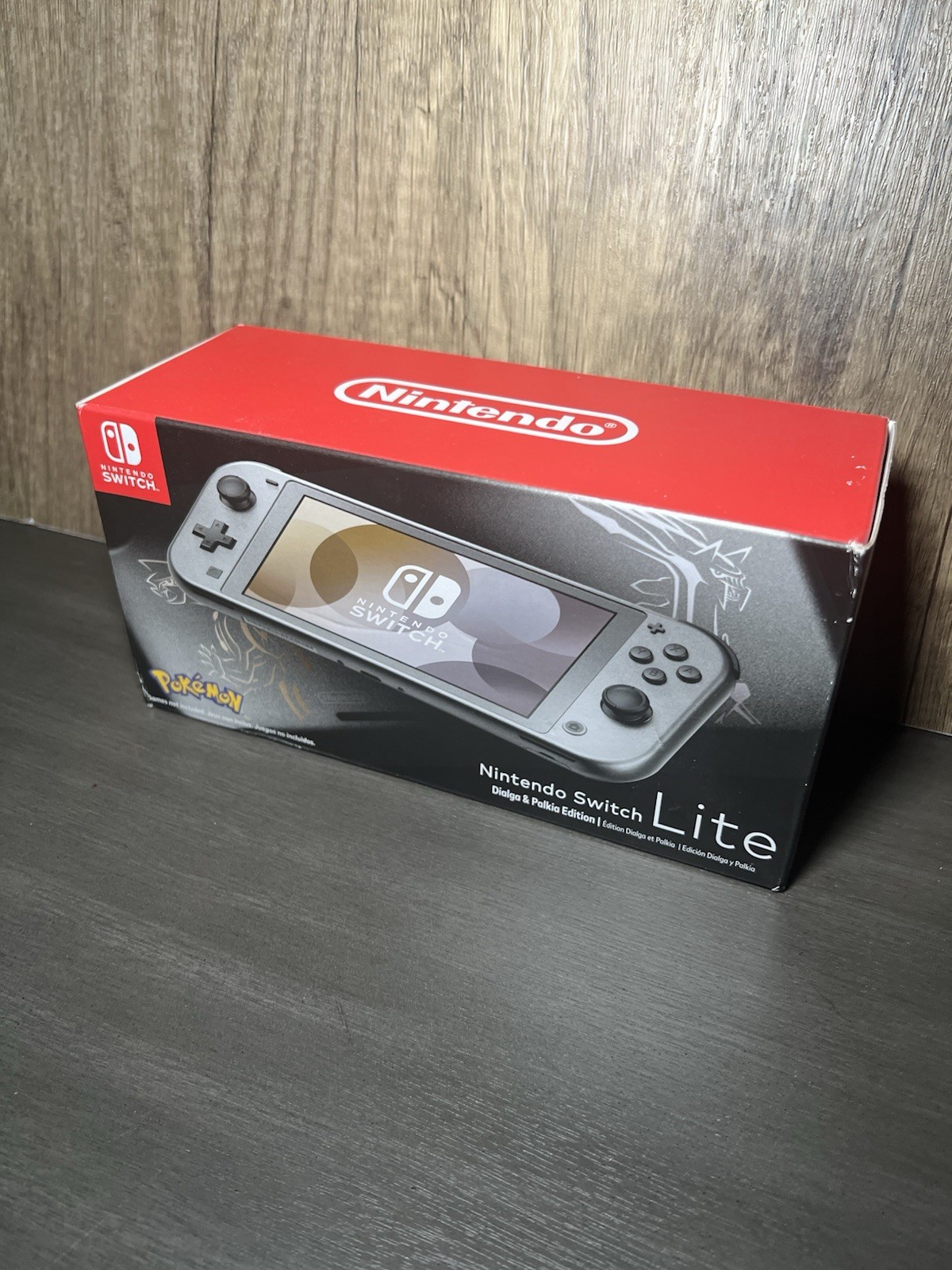 Nintendo Switch Lite Pokemon Dialga & Palkia Edition New Sealed Limited Edition