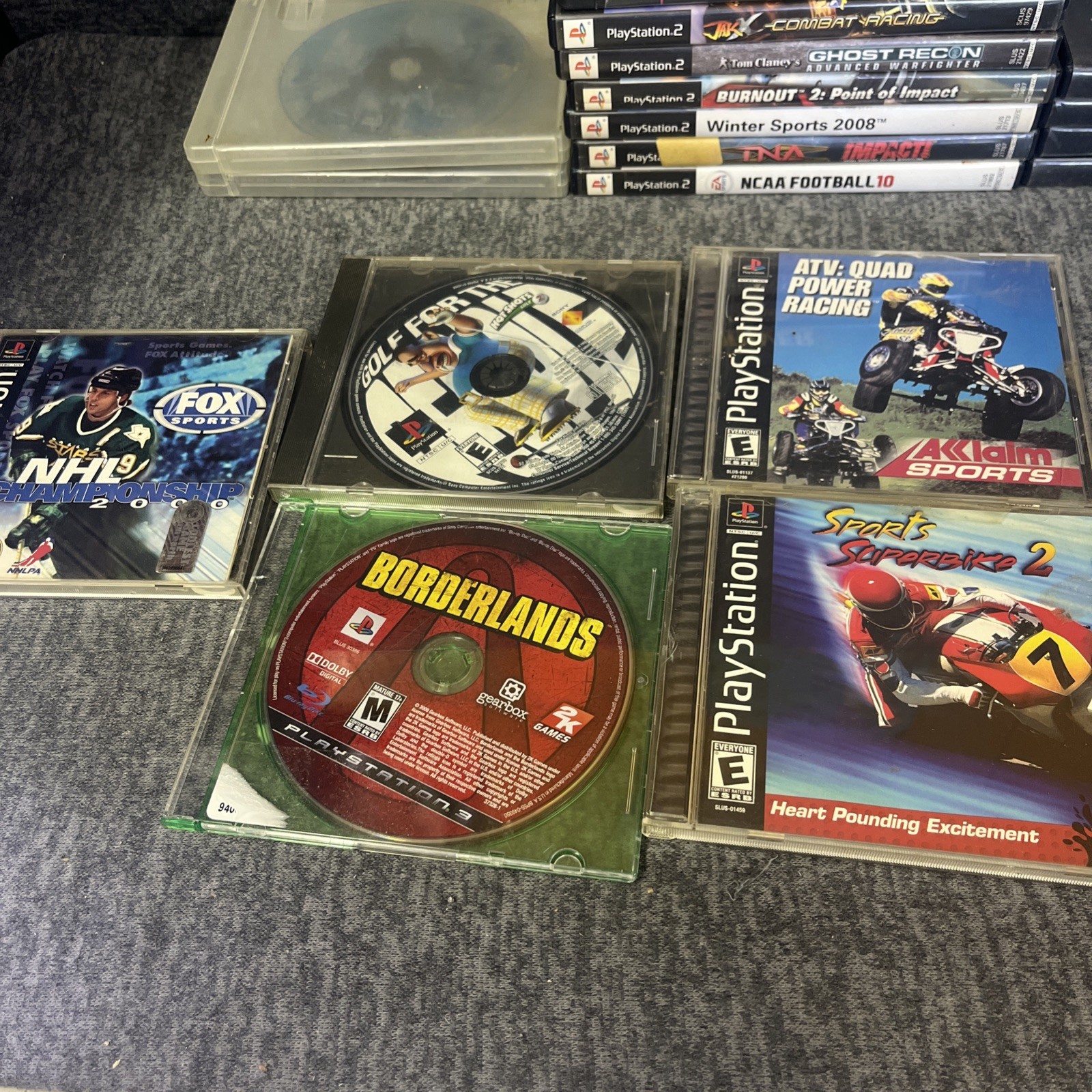 PS2 Game Lot 35 Games – Untested – Most Will Need Resurfacing Jobs Done