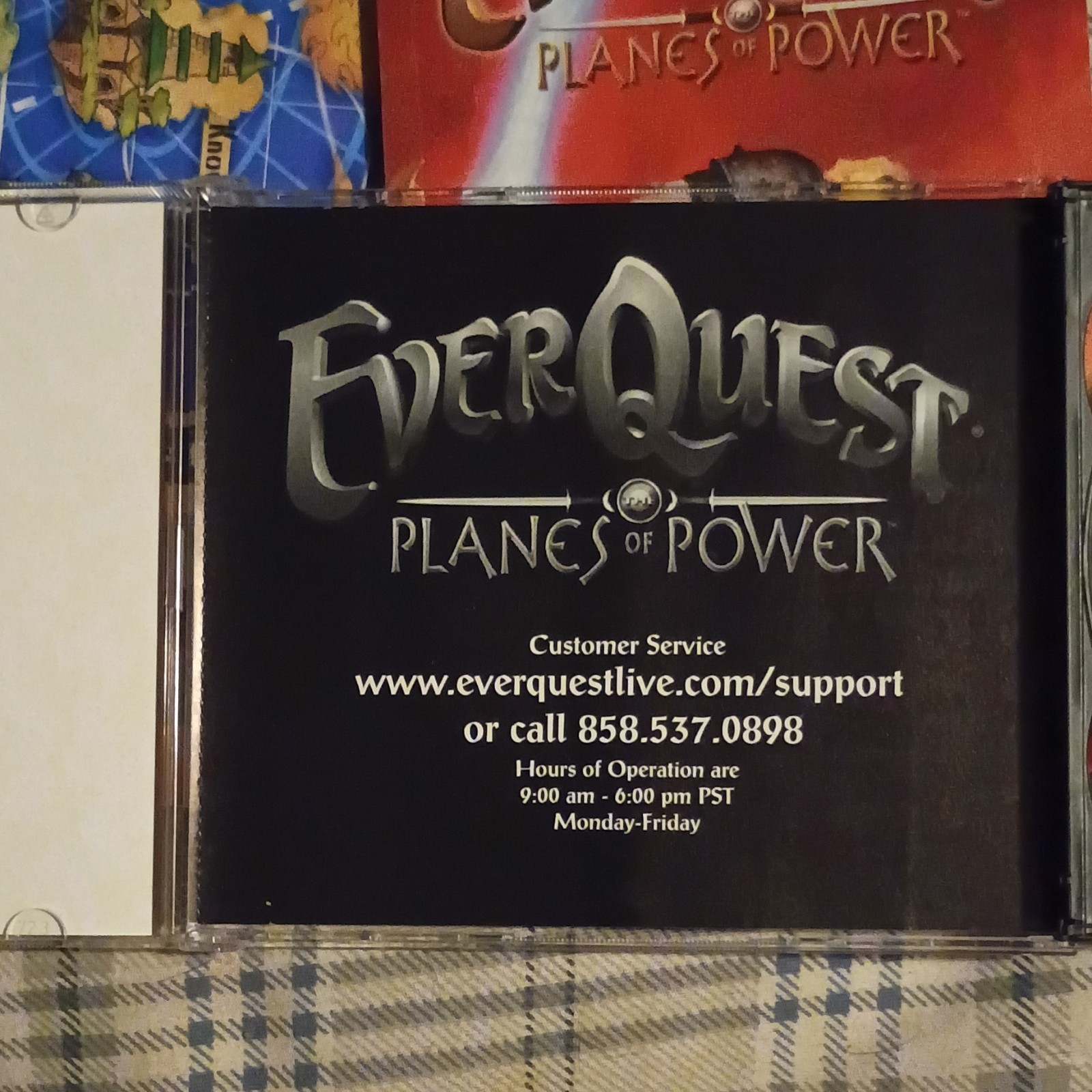 Sony Online EverQuest Omens of War & Planes of Power PC Fantasy MMORPG Lot