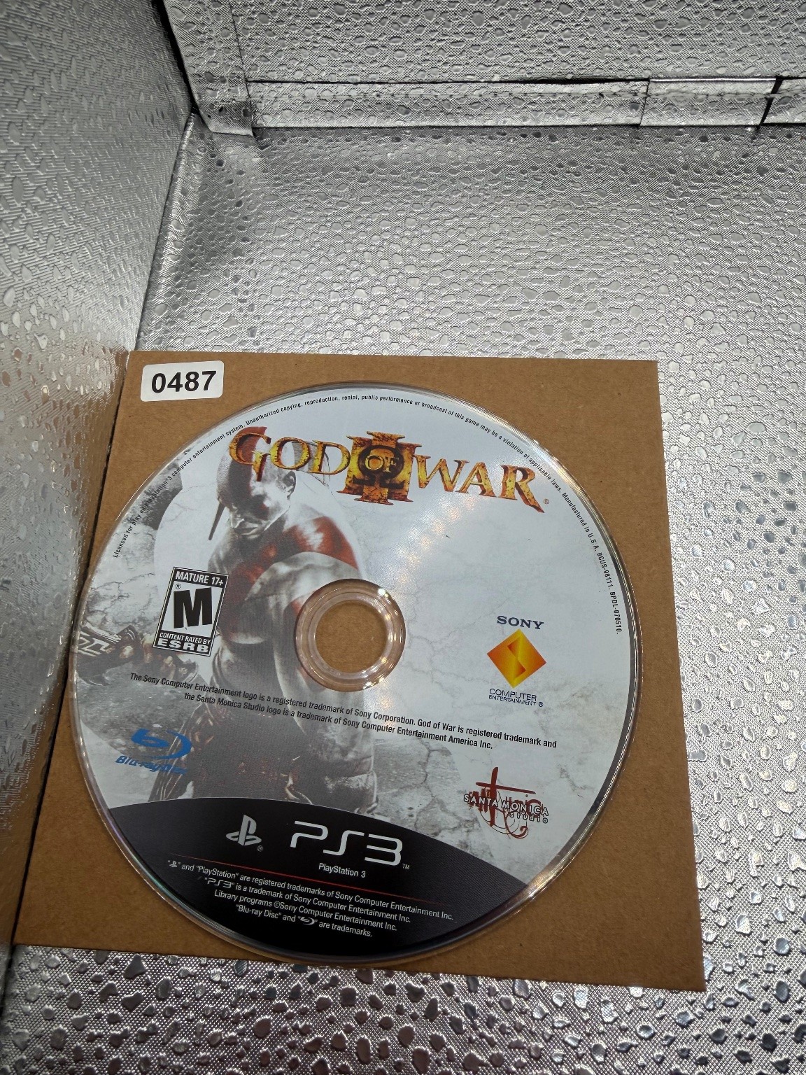God of War III PS3 PlayStation 3 Video Game Action Adventure Kratos