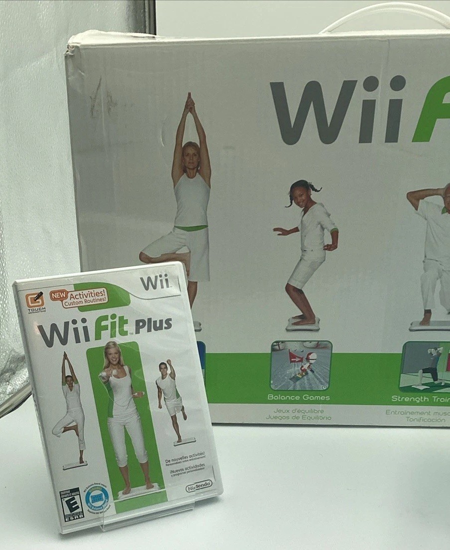 Wii Balance Board, Aerobic Step, Wii Fit Game, Wii Fit Plus Game