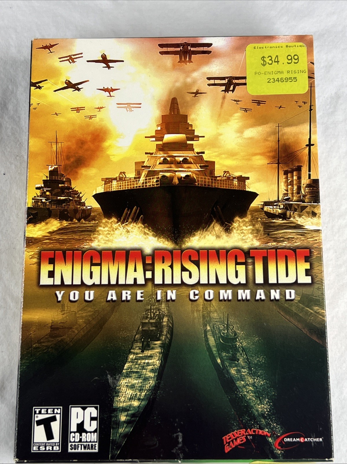 Enigma: Rising Tide Boxed Game PC CD-ROM 2003 Software Windows IBM Not Tested
