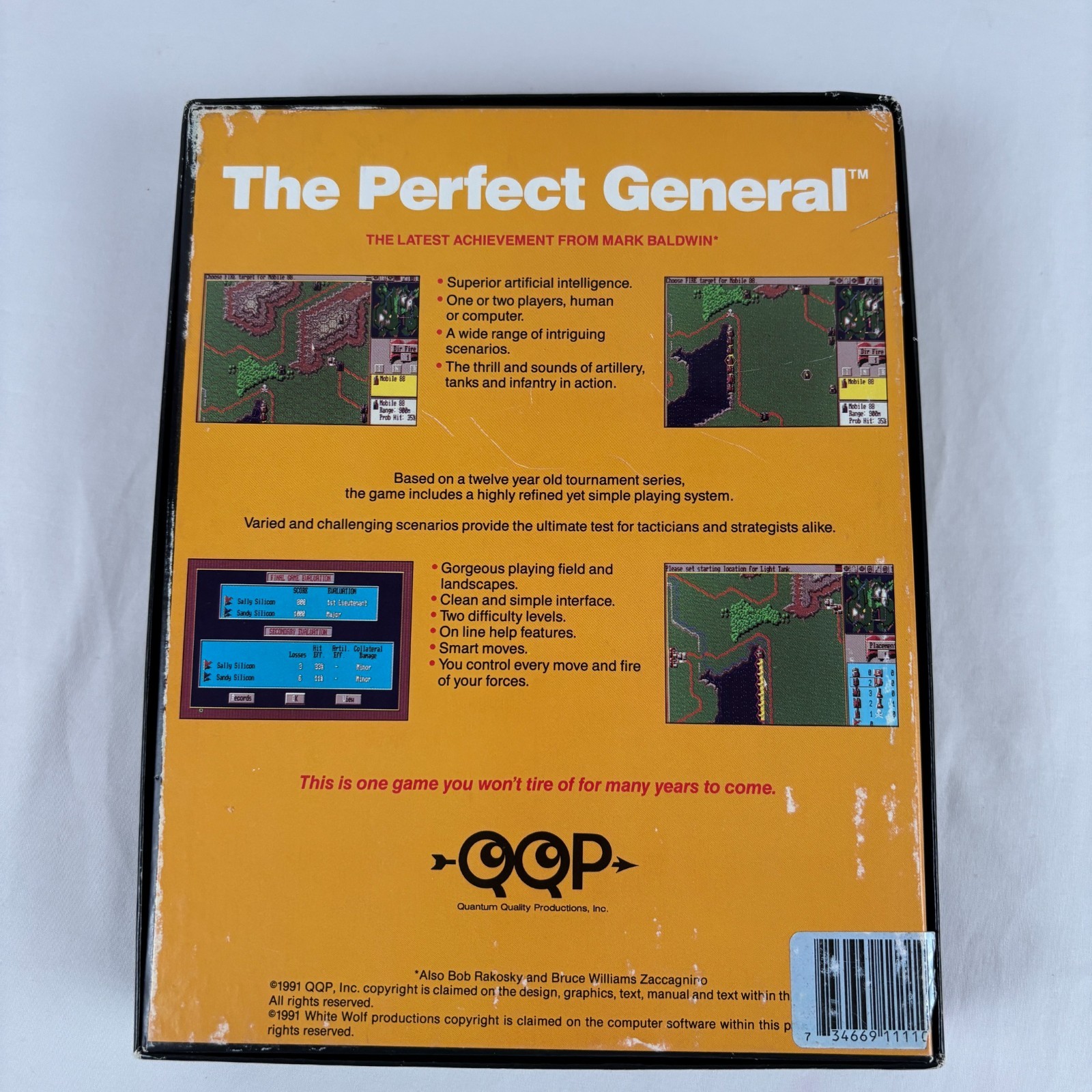The Perfect General (PC, 1991) 3.5″ Floppy, Big Box