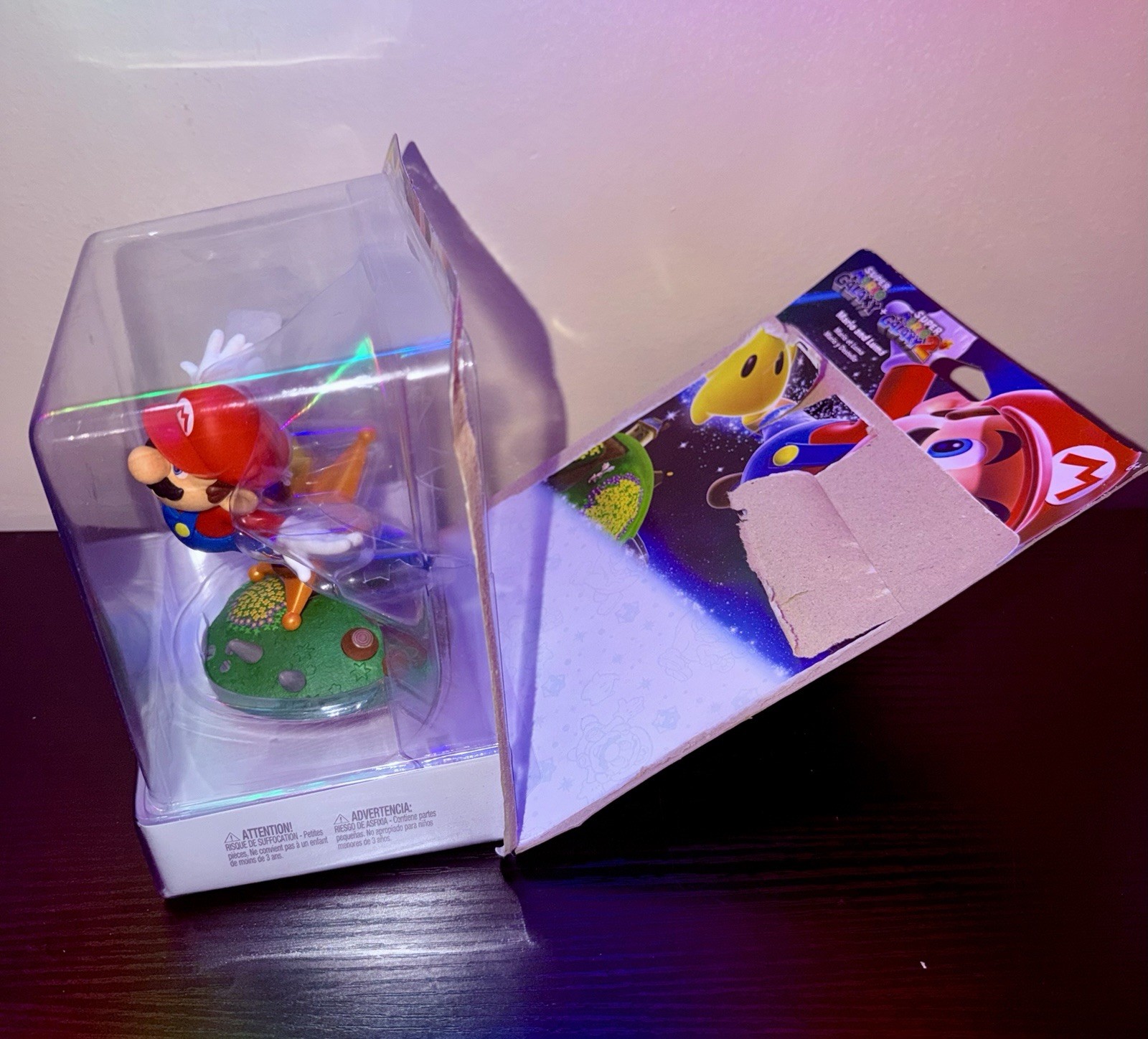 Nintendo amiibo – Super Mario Galaxy Series – Mario & Luma Figure – See Photos