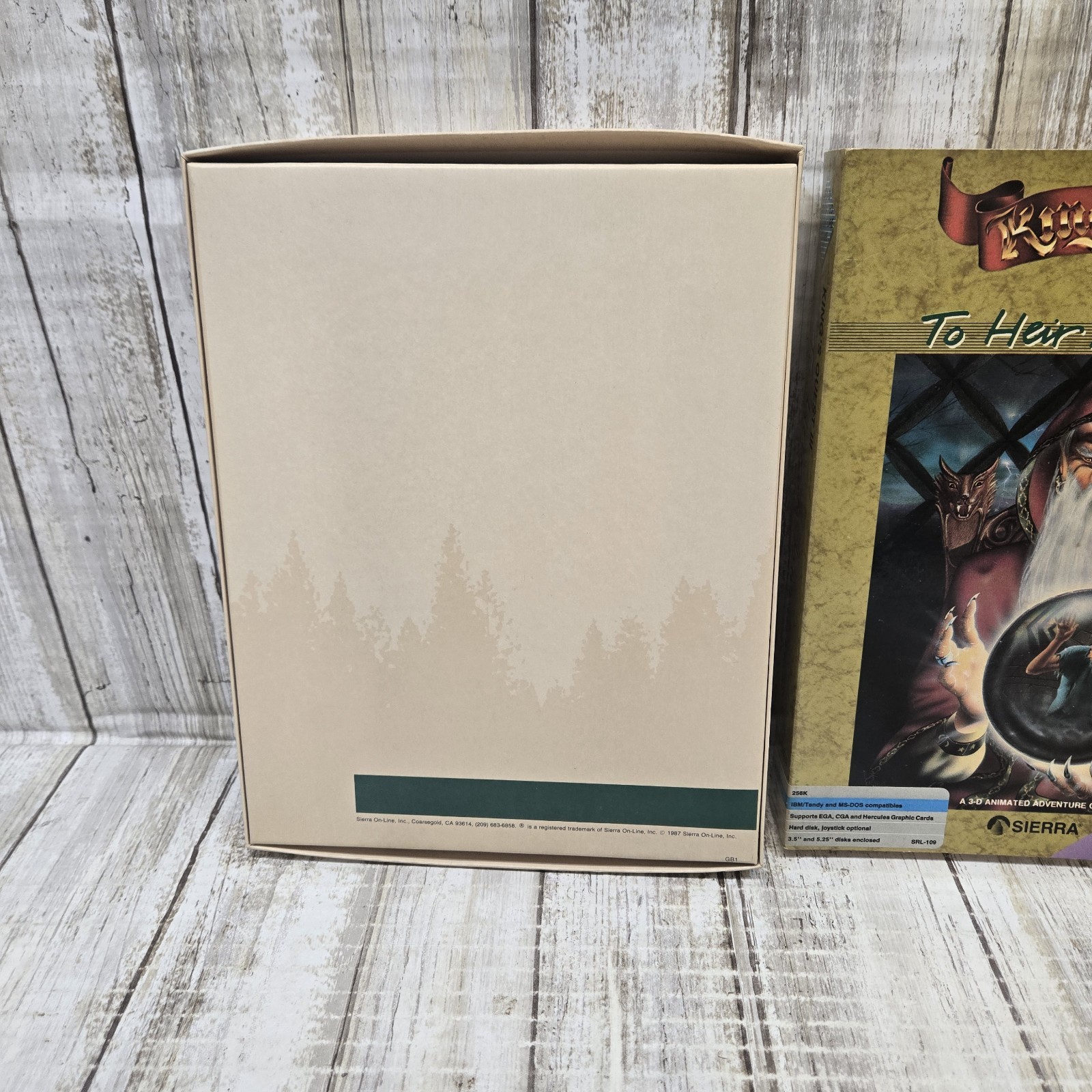 King’s Quest III: To Heir is Human (5.25″ Sierra) PC Big Box MS-DOS Without 3.5s