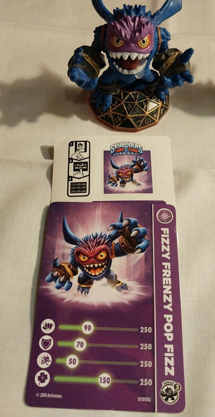 Skylanders Pop Fizz-Giants, Fizzy Frenzy & Love ❤️ Potion-TrapTeam Lot